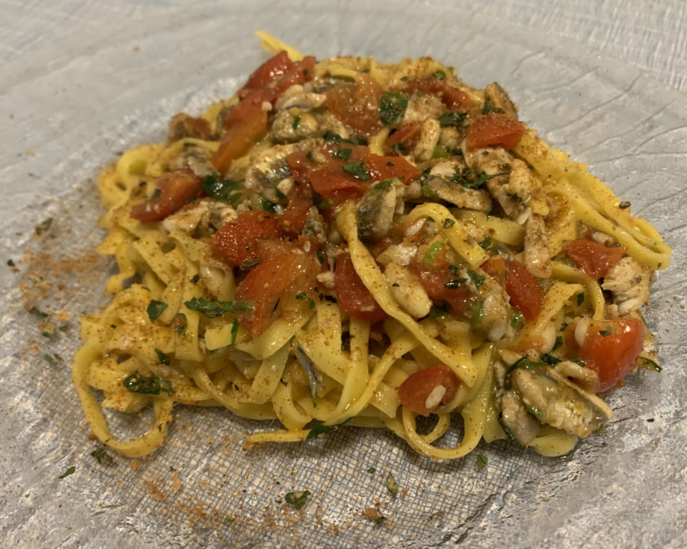 Tagliolini alle Acciughe fresche